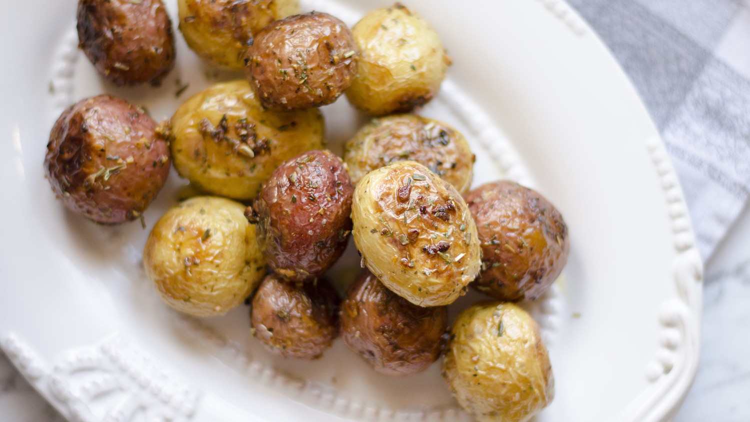 Oven Roasted Potatoes - Dinner at the Zoo