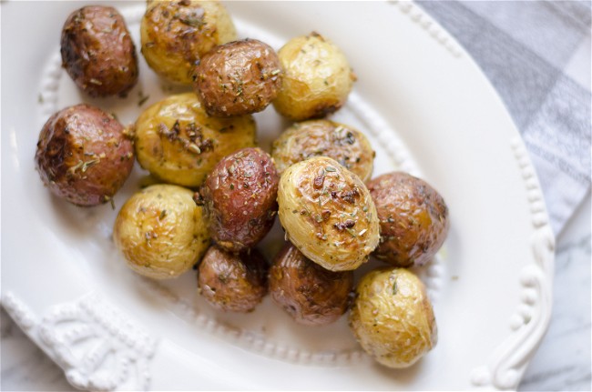 Image of Roasted Baby Potatoes with Herbs