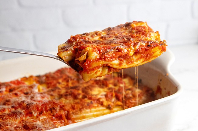 Image of Beef and Cheese Manicotti