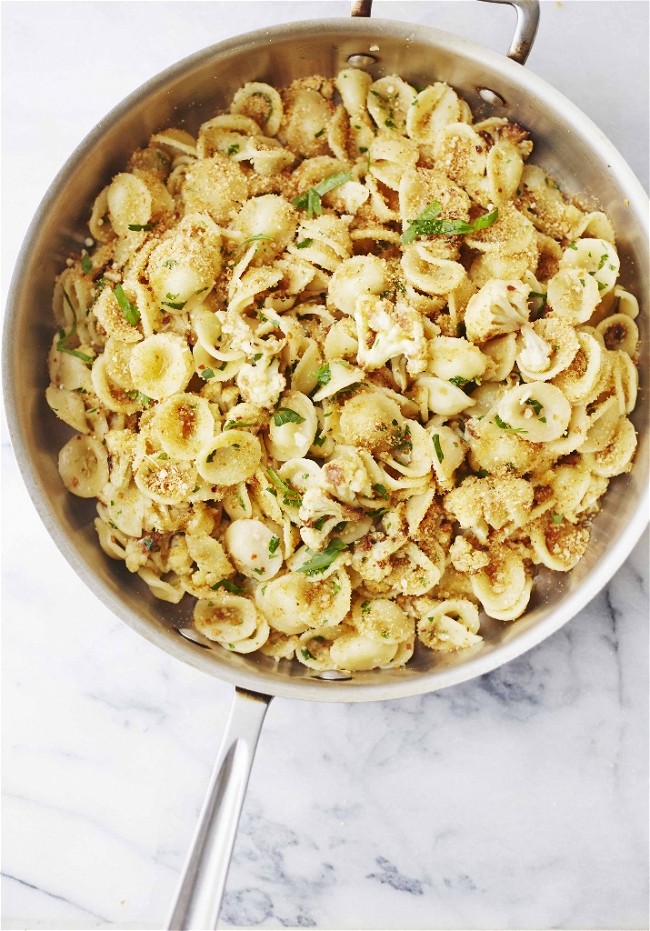 Image of Orecchiette with Cauliflower and Bread Crumbs