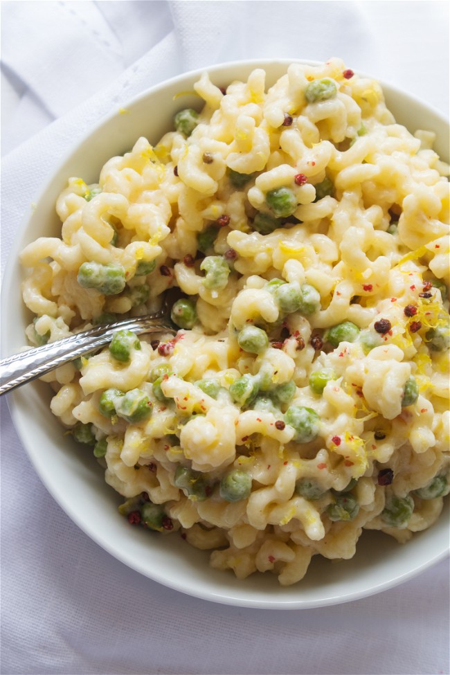 Image of Lemon and Pea Alfredo