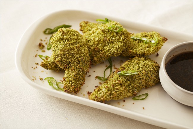 Image of Matcha Chicken Tenders with Ginger Citrus