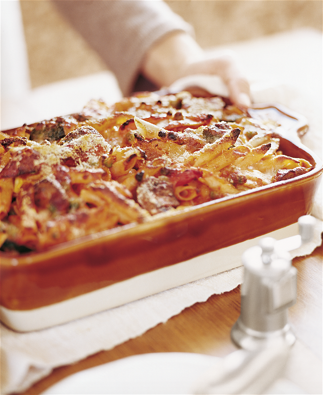Image of Baked Penne with Roasted Vegetables