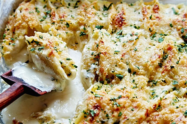 Image of Turkey and Mushroom Stuffed Shells