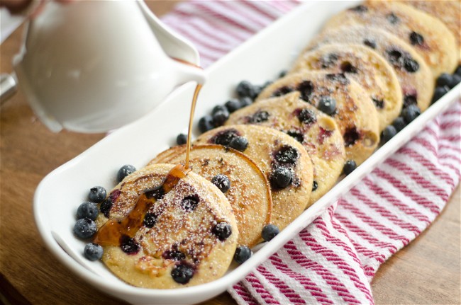 Image of Gluten Free Blueberry Pancakes