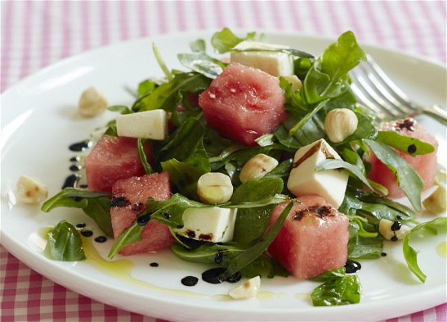 Image of Watermelon Caprese Salad