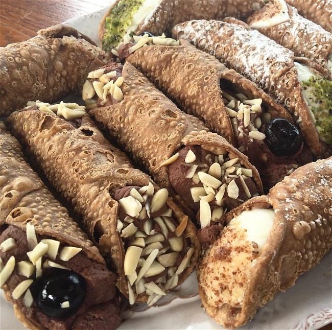 Image of Chocolate Almond Mousse Cannoli