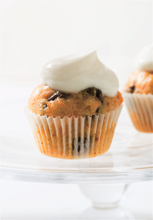 Image of Mini Carrot Apple Cupcakes