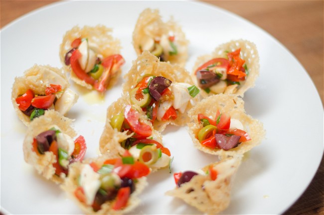 Image of Parmesan Antipasti Cups