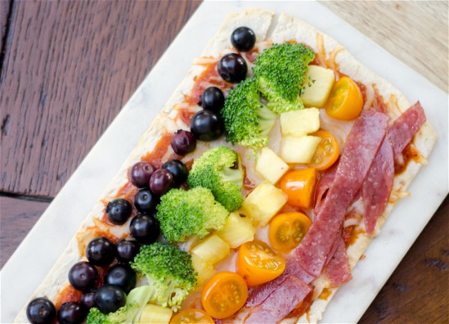 Image of Rainbow Pizza