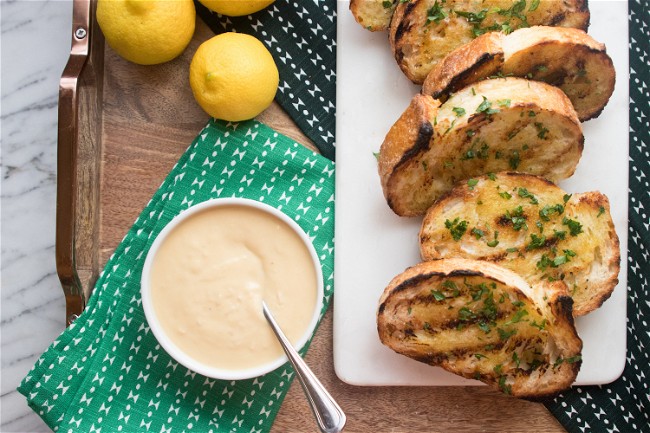 Image of Lemony Pumpkin Bruschetta