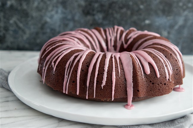 Image of Chocolate Chocolate Chip Red Wine Bundt Cake