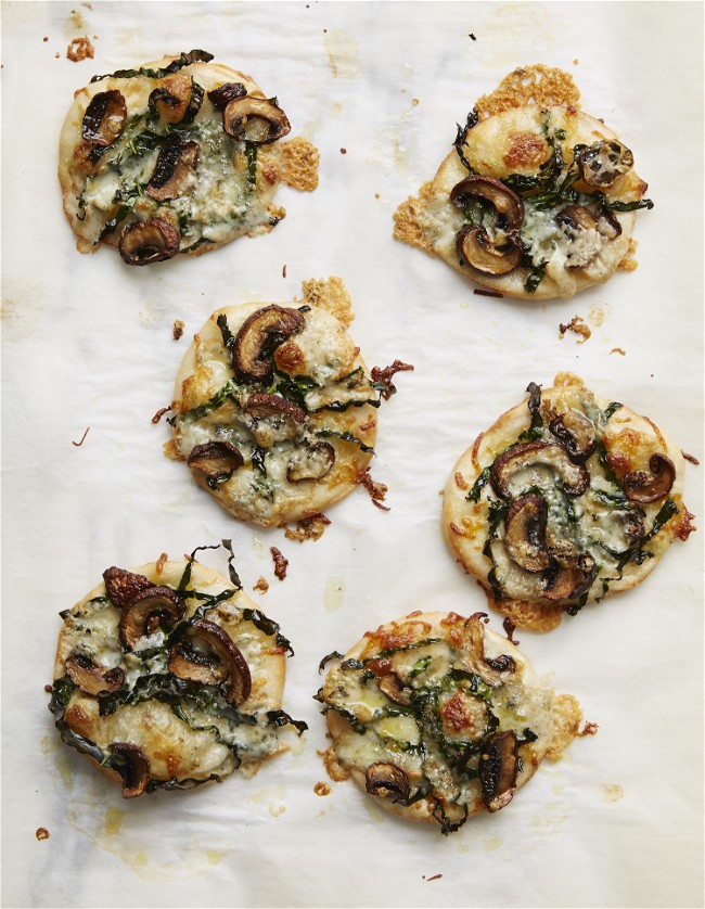 Image of Roasted Mushroom and Kale Pizzette