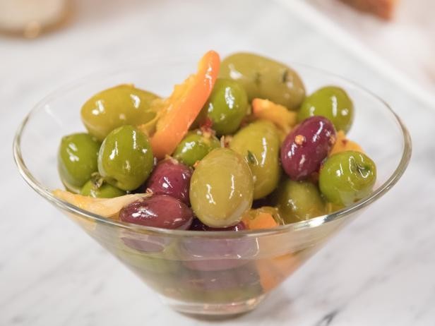 Image of Warm Citrus Marinated Olives