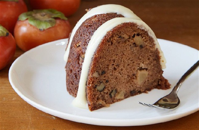 Image of Spiced Apple-Walnut Cake with Cream Cheese Icing