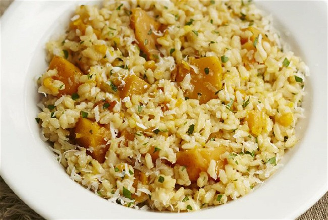 Image of Spiced Kabocha Squash Risotto