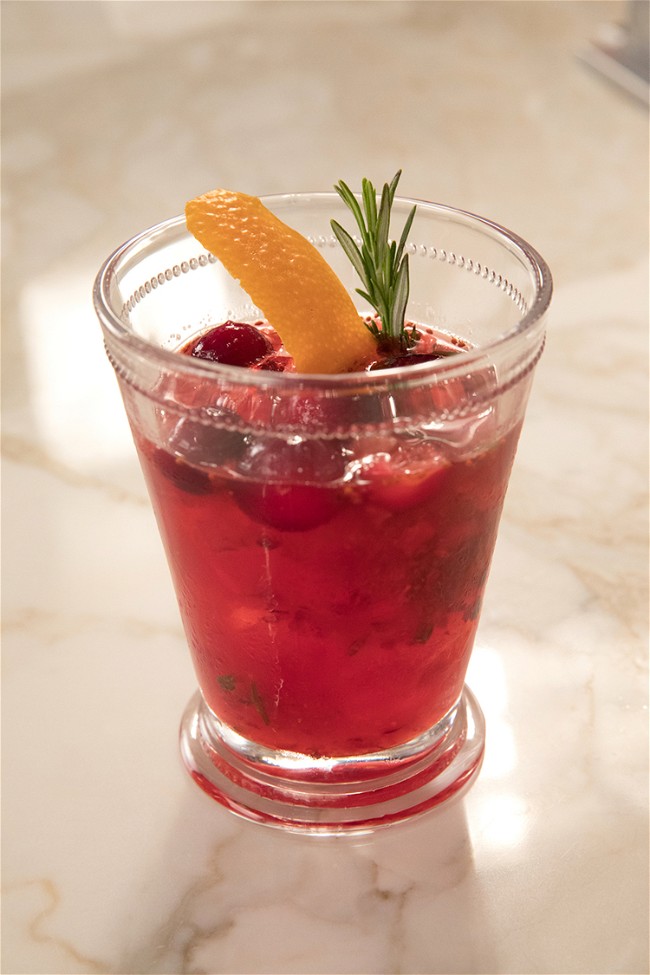 Image of Cranberry-Rosemary Julep