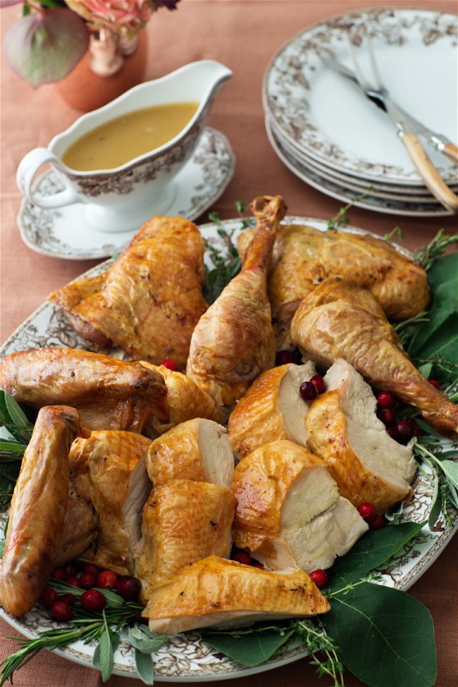 Image of Citrus-Herb Spatchcocked Turkey