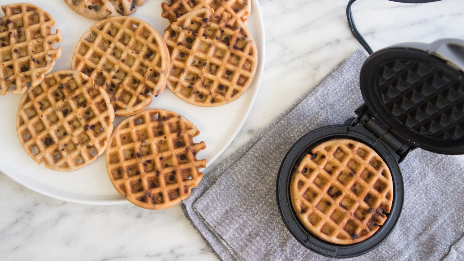Chocolate Chip and Cinnamon Breakfast Pizzelles-image