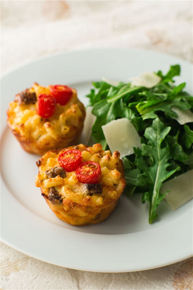 Image of Steak Mac and Cheese Cupcakes