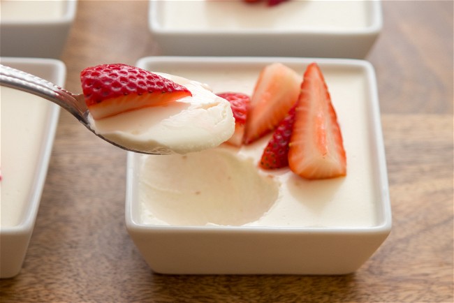 Image of Honey Nut Panna Cotta