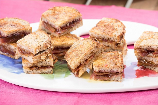 Image of Bacon & Jam Sandwiches