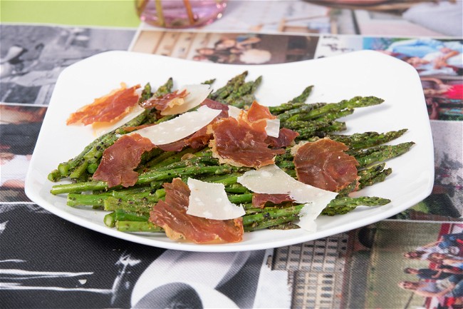 Image of Pesto and Prosciutto Asparagus