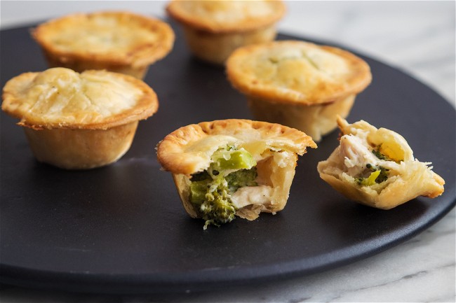 Image of Mini Chicken and Broccoli Pot Pies