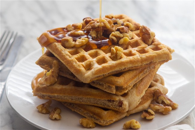 Image of Pancetta and Cinnamon Waffles