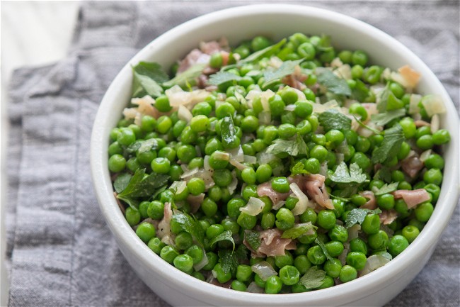 Image of Peas and Prosciutto
