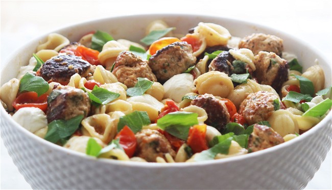 Image of Orecchiette and Mini Chicken Meatballs