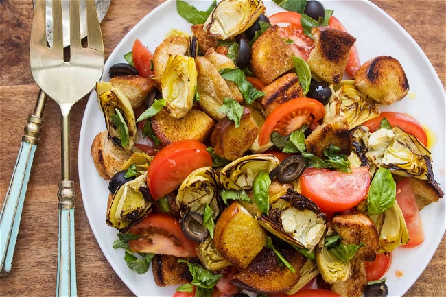 Image of Tomato and Artichoke Panzanella