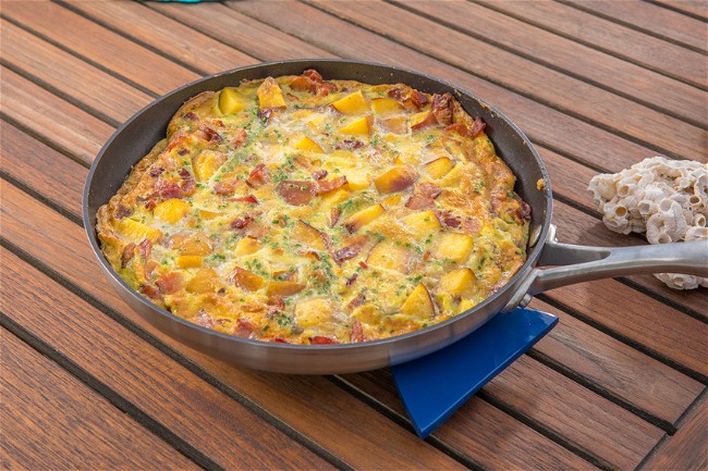 Image of Peach and Bacon Frittata