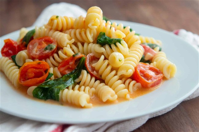 Image of Fusilli with Asiago And Spinach