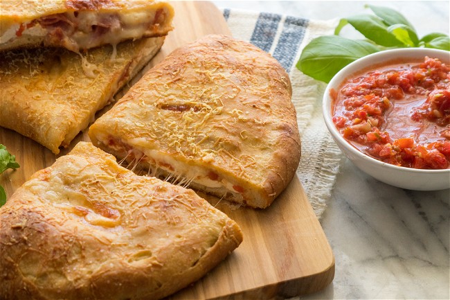 Image of Giada's Pepperoni And Cheese Calzone Alla Checca
