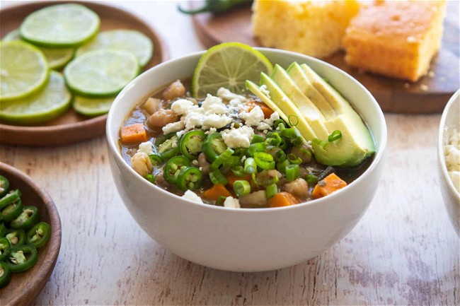 Image of Vegetarian Slow Cooker Chili Verde