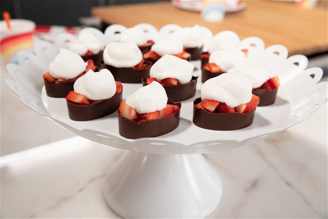 Image of Chocolate Strawberry Cups