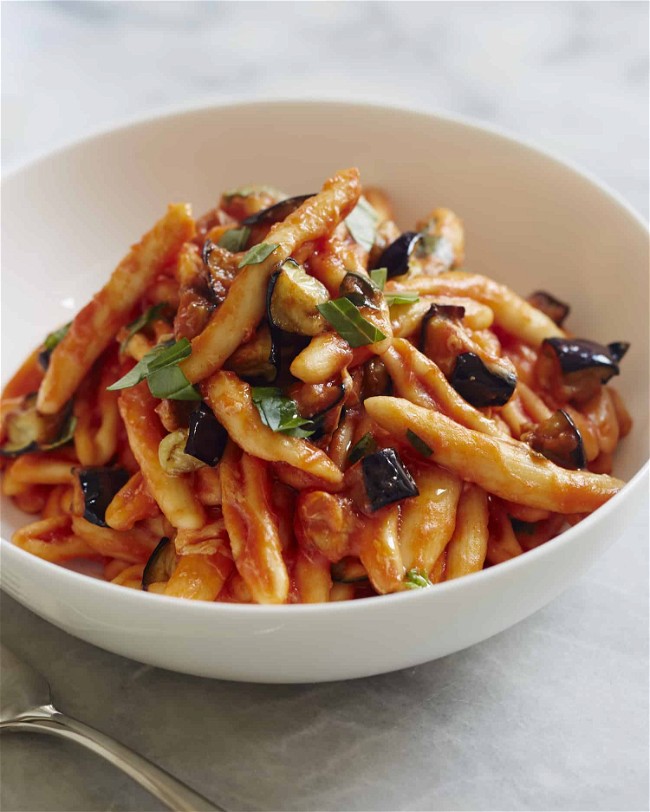 Image of Cavatelli with Eggplant and Smoked Mozzarella
