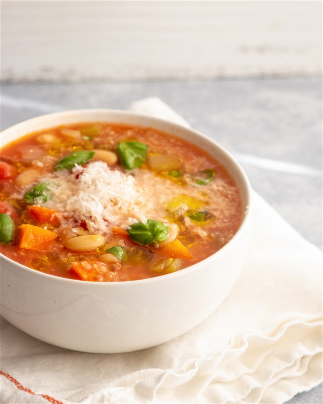 Image of Slow Cooker Quinoa Minestrone