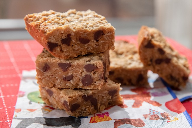 Image of Chocolate Peanut Butter Blondies