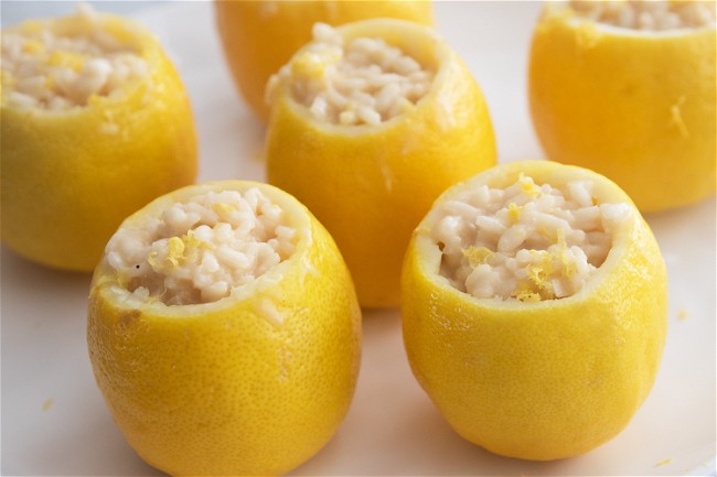 Image of Risotto In Lemon Cups