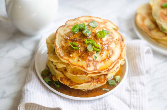 Image of Ham And Cheese Gluten Free Pancakes