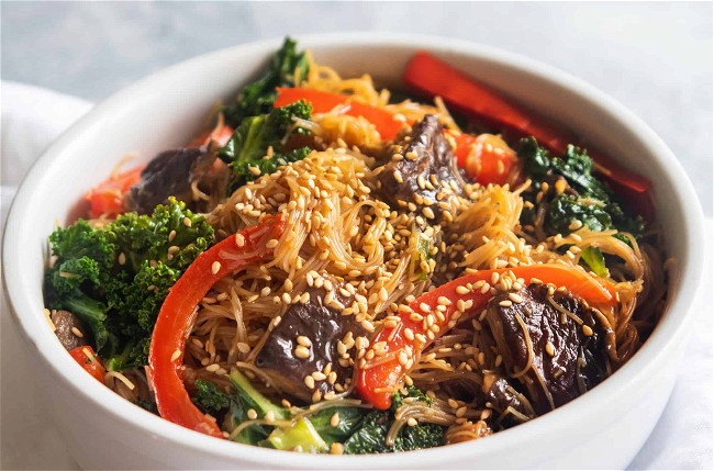 Image of Vegetarian Korean Japchae