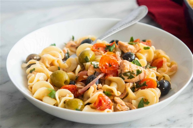 Image of Campanelle with Fresh Puttanesca Sauce