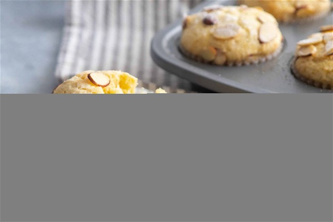 Image of Nonna's Lemon Almond Ricotta Muffins