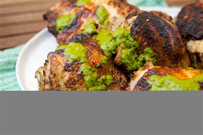 Image of Grilled Chicken with Basil Dressing