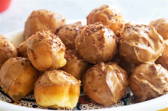 Image of Easy Coffee-Glazed Zeppole