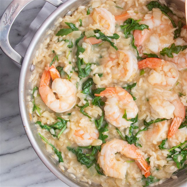Image of Lemon Risotto With Shrimp