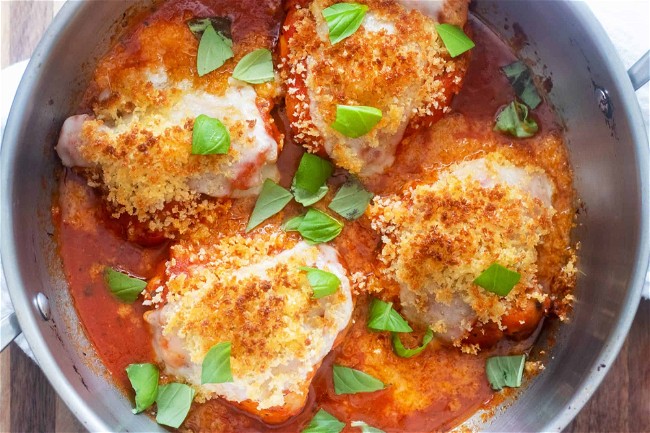 Image of Weeknight Chicken Thigh Parmesan