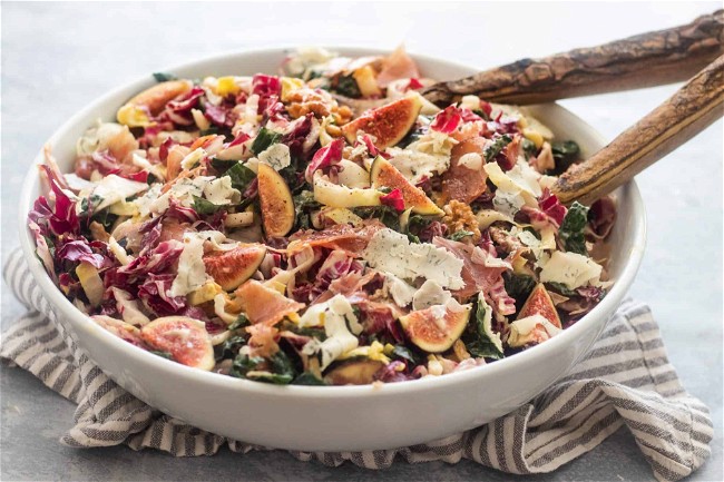 Image of Kale Salad With Prosciutto And Figs